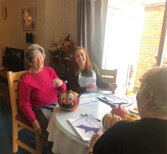 Residents having fun at Waters View 14