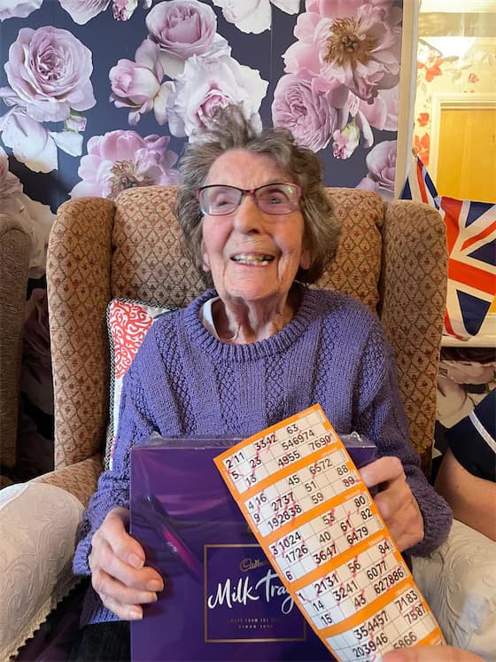 Residents having fun at Waters View 18