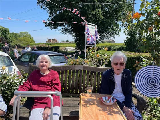 Residents having fun at Waters View 24