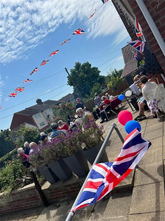 Residents having fun at Waters View 31