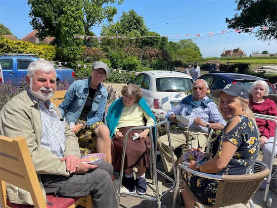 Residents having fun at Waters View 33