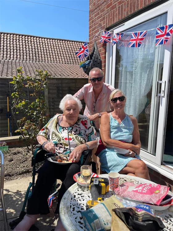 Residents having fun at Waters View 34